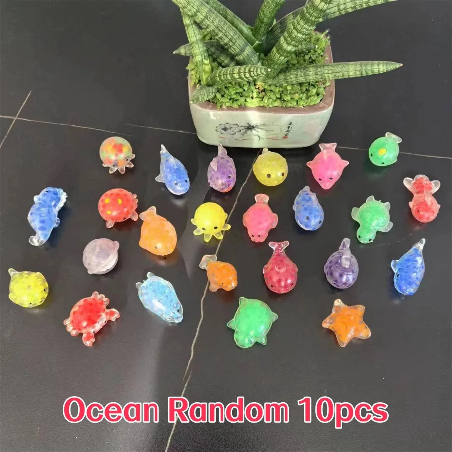 Mini Animal Squishies - Small Fidget Stress Balls Bulk Pack for Party Favors, Classroom Prizes & Sensory Play