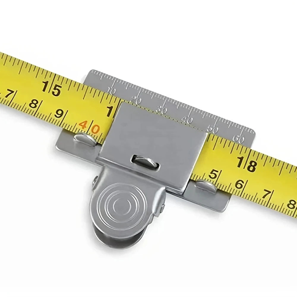 Metal Measuring Tape Clip Holder Precise And Clear Measuring Tool Woodworking Positioning Accessories Wood Measure Locate Tools